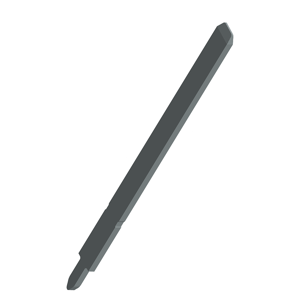 Messerkontakt 2,8mm, Länge=37.05mm