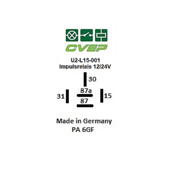 Impulsrelais 12/24V - abfallverzögert - einstellbar 1 - 30s - retriggerbar (copy)