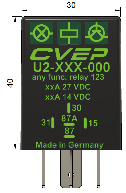 Time relay 24V, 1...15min, adjustable, NO:20A/NC:20A, drop-out delayed, not potential-free, retriggerable