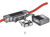 [0100337] Waterproof MAXIVAL fuse holder with cables 10mm² L = 132mm 