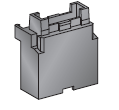 [0100350] UNIVAL holder - holder with contacts and cables - color: black 