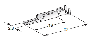 [1102010] For SEAL CONNECTORS Mark 2 M280; Cable cross section: 0.5-1.5; Material: CuSn-Sn 