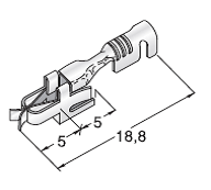 [1107209] For SEAL CONNECTORS JPT F280; Cable cross section: 0.5-1; Material: CuZn-Sn 
