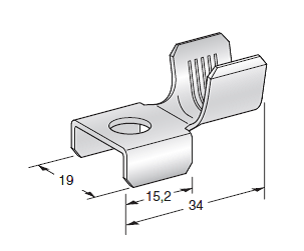 [1108110] Mega - Hole M8 - Cable cross section 10-20mm² - Material: Cu-Sn 