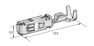 [1108383] HP6 280 HP6 280; Cable cross section: 1.5-2.5mm; Material: Cu Alloy-Sn; Contact surface: Sn - bulk 