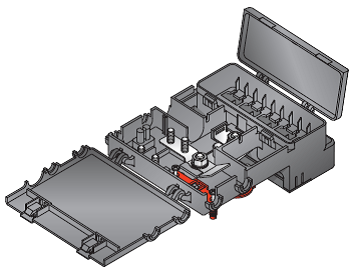 [0100710] LINK BATT - housing for 8 x MaxiVal and 2 x MidiVal