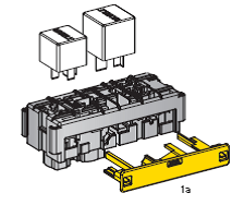 [0101494] Module component - 1 x MINI - 1 x MAXI relay module incl. Secondary lockl 