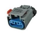 [15380782] Connector - 3-pinFemale APEX 2.8 Sealed Light Grey - Kit 6 parts
