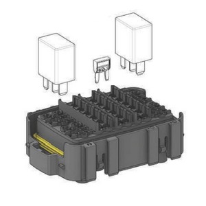 [0101568] Module 18 MINIVAL and 4 MICRORELAIS - color: black 