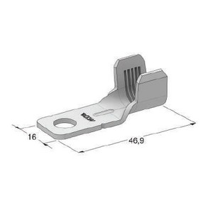 [1607510] Crimp contact L47 - cable cross-section: 50-70mm² - hole: M8 - mat .: Cu-Sn 