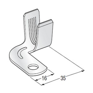 [1708230] CBA crimp contact on coil - Hole: M8 - Cable cross section: 50-70mm² - Material: CuZn-Sn - Coil 