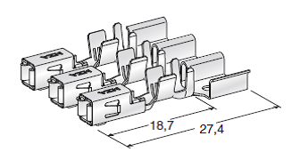 [1708335] Flat receptacle F280 BUS 1-2mm² on reel 