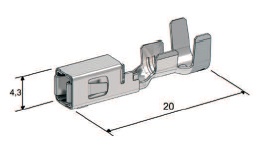 [1708337] MINI 280 MINI 280 WP; Cable cross section: 0.35-0.75; Material: CuFe-Sn coil 