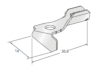 [1708345] Ring cable lug SQR 30 - Hole: M6 - Cable cross section: 10-20mm² - Material: CuZn-Sn 