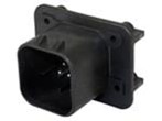 [1-776279-1] 8-pin connector housing RA HDR - 90 ° angled - solderable 
