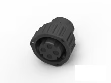 [1-967325-1] TE Connectivity - Circular Connector 4-way 2.5mm - black