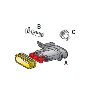 [3050128] SUPERSEAL (3-pin) 1.5 KIT A + B + C for 4423660