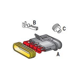 [3050132] SUPERSEAL (5-pin) 1.5 KIT A + B + C for 4423700