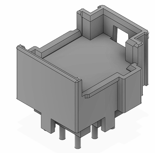 [400200AGY] Plug connector JPT 9-pin - 3-row - Gen3 - press-fit technology - grey