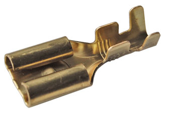 [4384.02] Receptacle 9.5mm with locking notch - Wire Range: 6mm²-10mm² - Material CuSn - on reel
