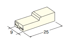 [4410078] Connector housing FEMALE 6.3 cover white (3) 