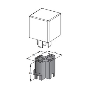 [4410246] Mini Relay Socket - Cross Shape 