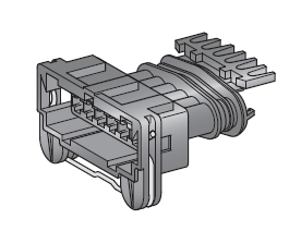 [4410657] J.P.T. CONNECTOR JPT black - 6-pin. 