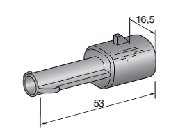 [4423520] SEAL 2.8 & 6.3 SEAL 2.8 MALE holder black 1-pol.