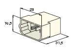 [4510230] Junction box 4-pole - AMP FASTIN-FASTON 