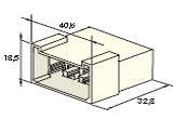 [4510270] MULTIPLE 6.3 MALE holder white 8-pol. 