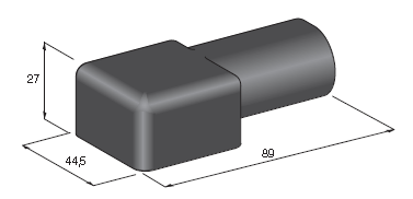 [4510495] Battery cover (+) 
