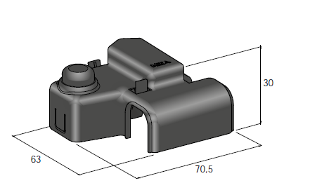 [4510497] COVER FOR BATTERY TERMINAL BLACK 150676X 
