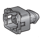[4520900] J.T. CONNECTOR JT black - 2-pin. 