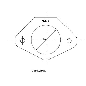 [5.00753.006] Surface seal for socket 7-pin 24 V 