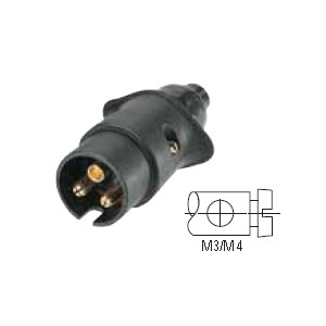 [6.00717.000] 3-pin plug / 24 volts 