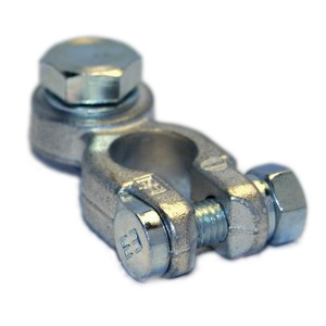 [66142] Battery Terminal (-) - M12 screw with anti-twist - Series 66000