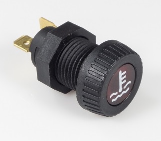 [738009] Indicator Light - Red - Cooling Water Temperature - Merit