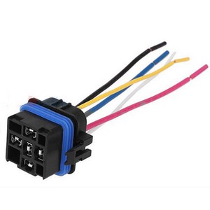 [9.9047.0] Minirelay socket - waterproof - 30cm cable - 5-pin's