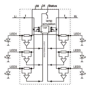 [BEL.305.000.00] Lighting module - tab: optional - 6 outputs - 2 inputs