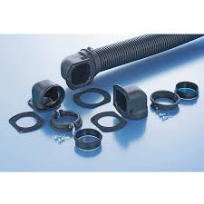 [BGO-95] Flange 90° - NW95 - PA6 - black