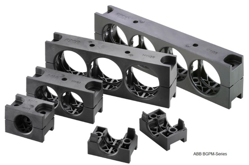 [BGPM-2X12] ABB PMA System Support PA6 - 2xNW12 - black