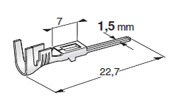 [C-1282109-1LP] Terminal - Male - Superseal 0,75-1,5mm²