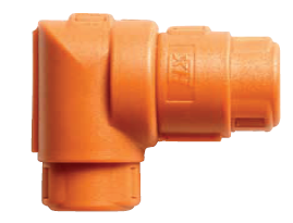 [CIH08-90-AM3] ABB - High Temperature External Hinged Connector Interface - Series AMP Junior & Mini Timer - 90° Elbow Swivel Interface