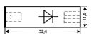 [DIO6001X10.1] DIODES - Dropout voltage: 1.0V@10A - Quantity: 1 - Spear voltage: 600V - Current: 10A - Tab Optional
