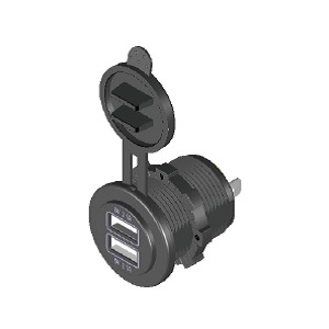 [DS2013-H] USB socket double port 4,2A ( 2,1A x 2,1A) soft cover