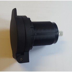 [DS2013-K-0-180923] USB socket double port 4,2A ( 2 x 2,1A) hinged cover - without LED light - for connector AMP 180923 - imprint "USB"