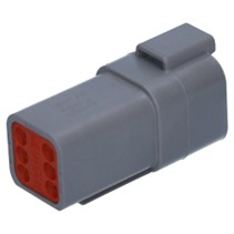 [DT04-6P-C015] Deutsch Housing for Male Terminals 6-pin (DT) C015