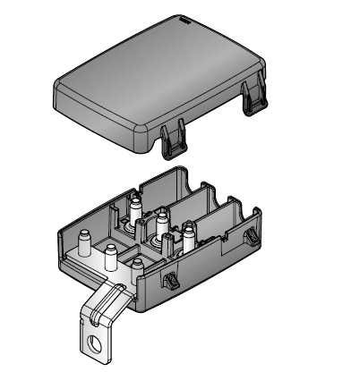 [0300442] FUSE HOLDER FOR 3 MIDIVALS WITH COVER AND BUS BAR 