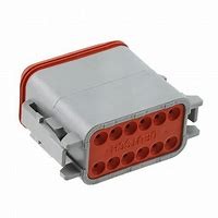[DT06-12SD-C017] DEUTSCH Socket Housing 12-pole DT-Series - without wedgelock - coding D