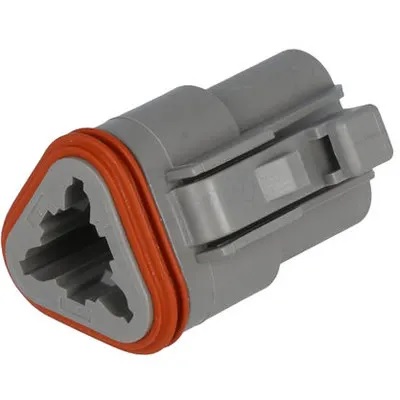 [DT06-3S-CE04] DEUTSCH Socket Housing 3-pole DT-Series 14-20AWG